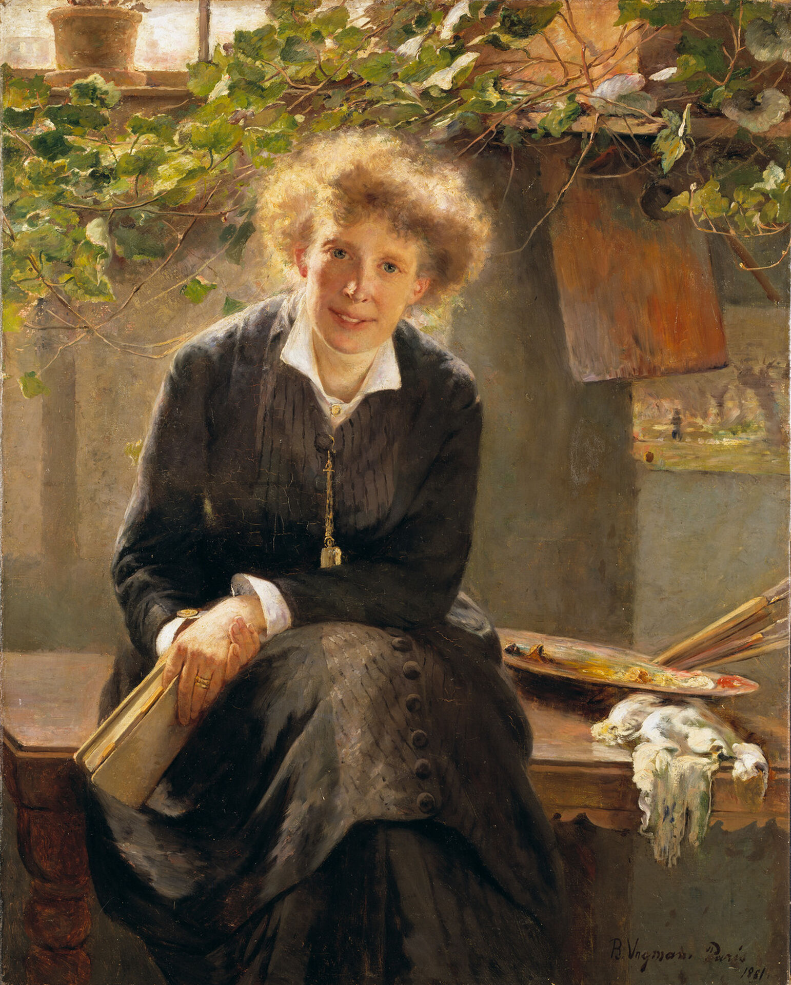 Bertha Wegmann, porträtt av Jeanna Bauck