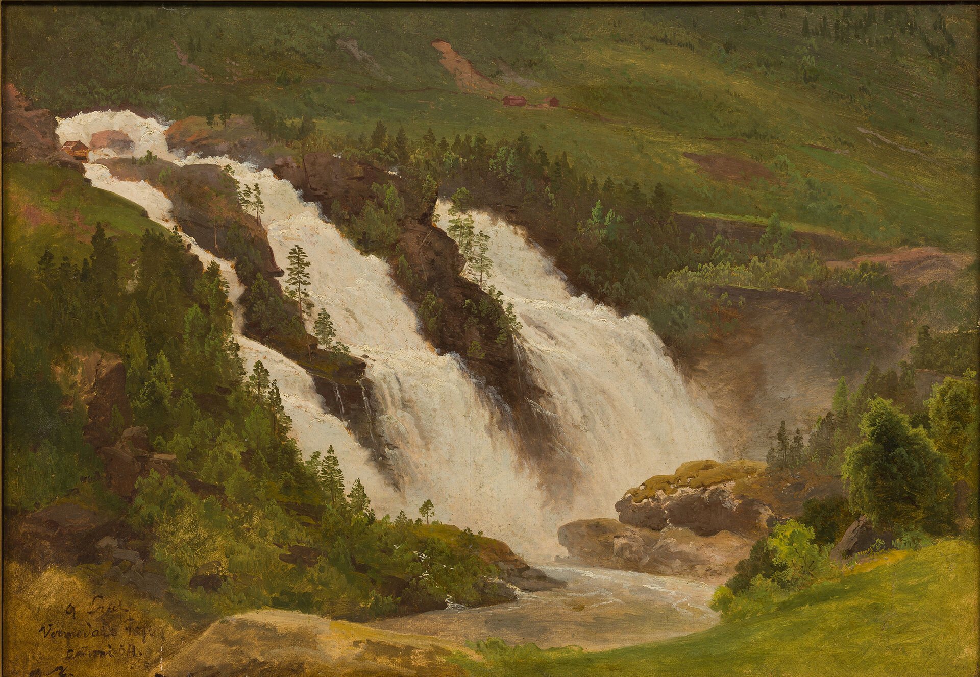 Georg Eduard Otto Saal, Vermafossen. Studie