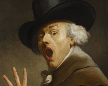 Joseph Ducreux, Självporträtt, kallat La Surprise en terreur