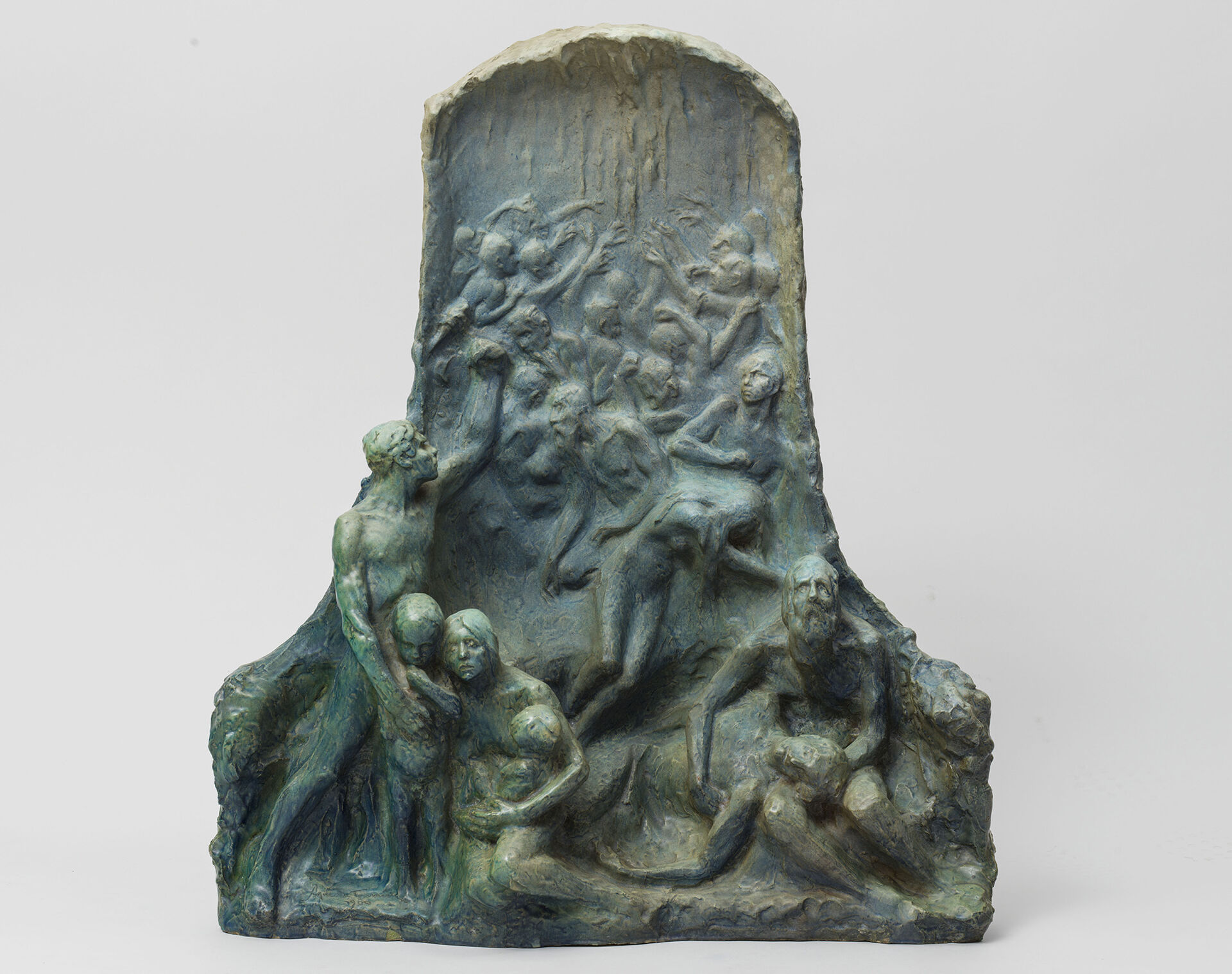 Agnes de Frumerie in cooperation with Edmond Lachenal, Struggle for existence. 1900.